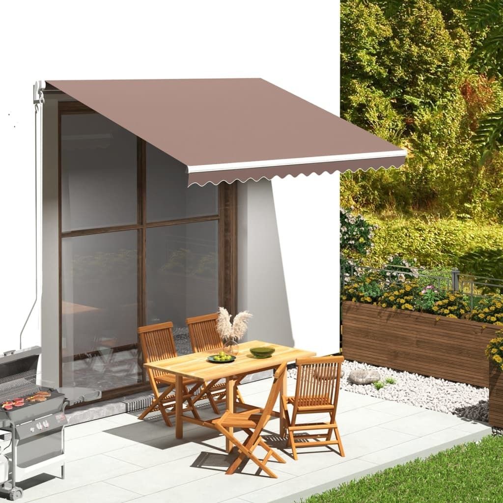 Maison Exclusive - Markisenbespannung Braun 3,5x2,5 m