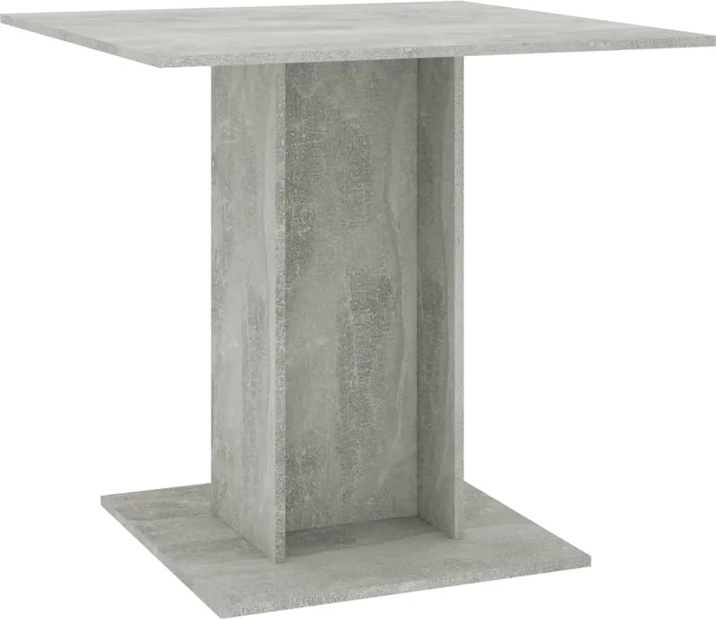 SYFAX™ Tavolo Pranzo 80x80 Effetto Cemento | Legno Multistrato Robusto