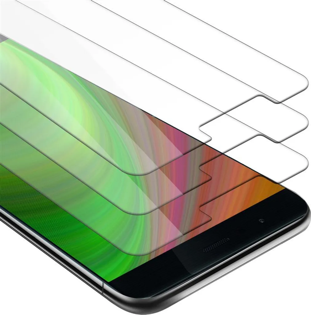 Cadorabo 3x Pellicola In Vetro Temperato Per Oppo Reno4 | Trasparente, Durezza 9H, Anti Graffio, Compatibile 3D Touch - 2