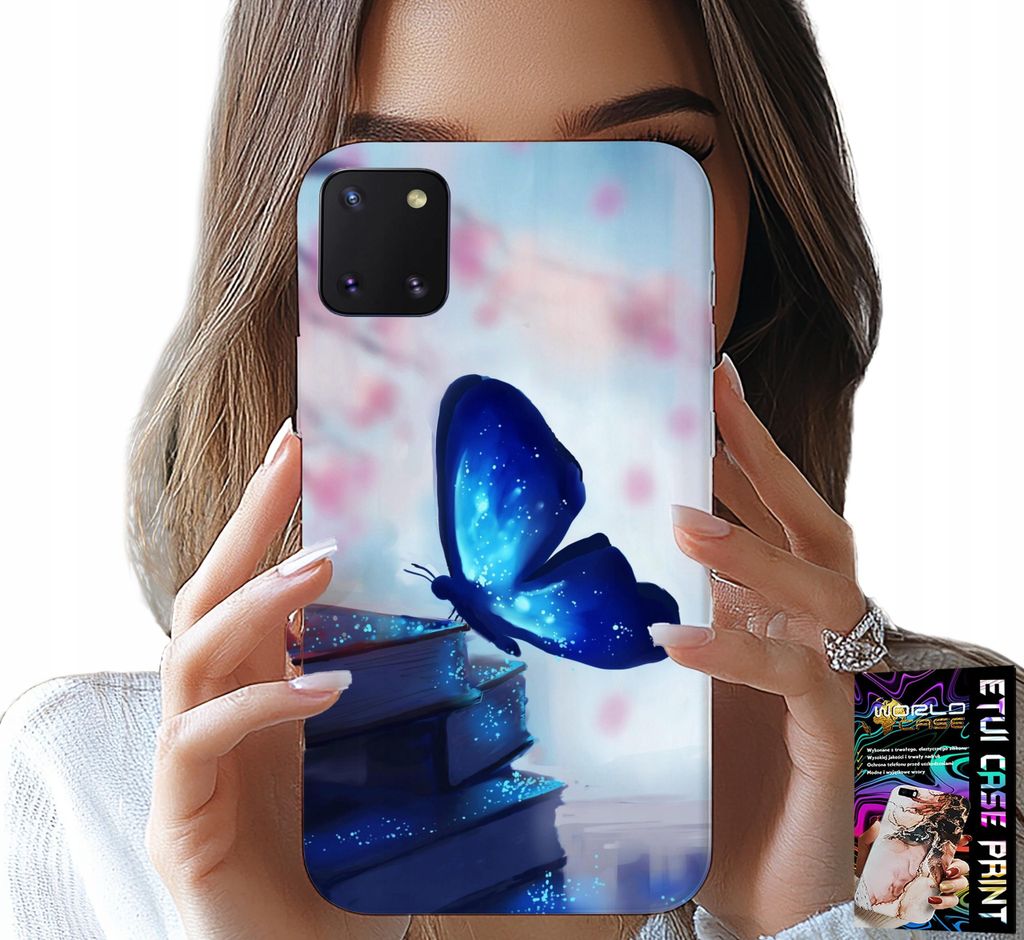 Etui Für Samsung Galaxy A81 - Blauer Schmetterling, Schmetterling, Damen-Designs