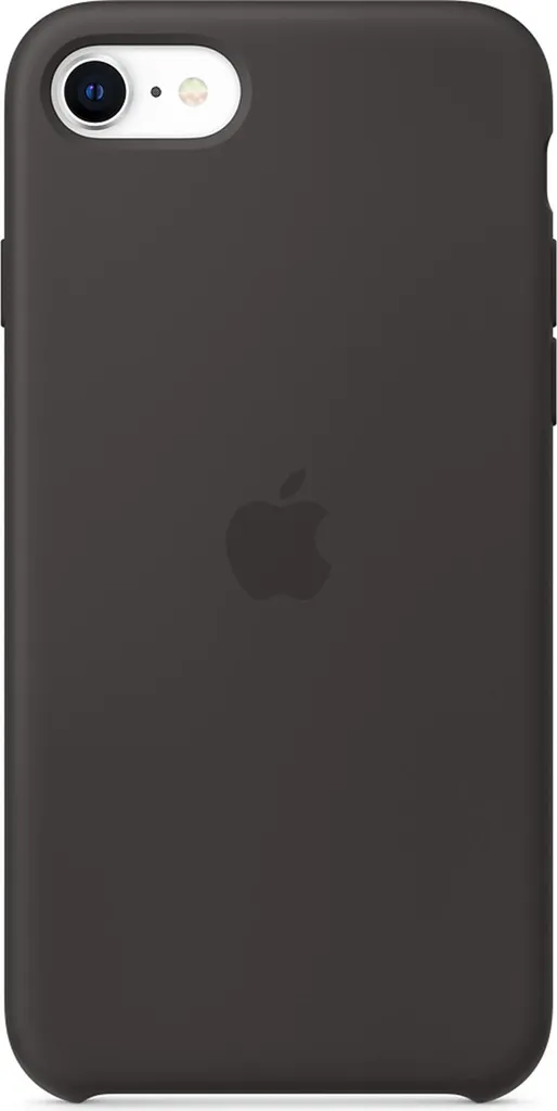 Coque iPhone SE antichoc Apple silicone noir : stop aux rayures !