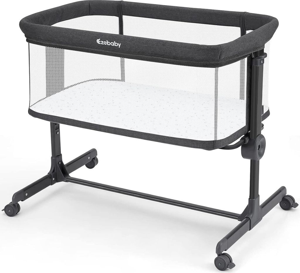 Ezebaby Beistellbett, 2-in-1-Babybett von der Geburt bis 9 Produktbild 