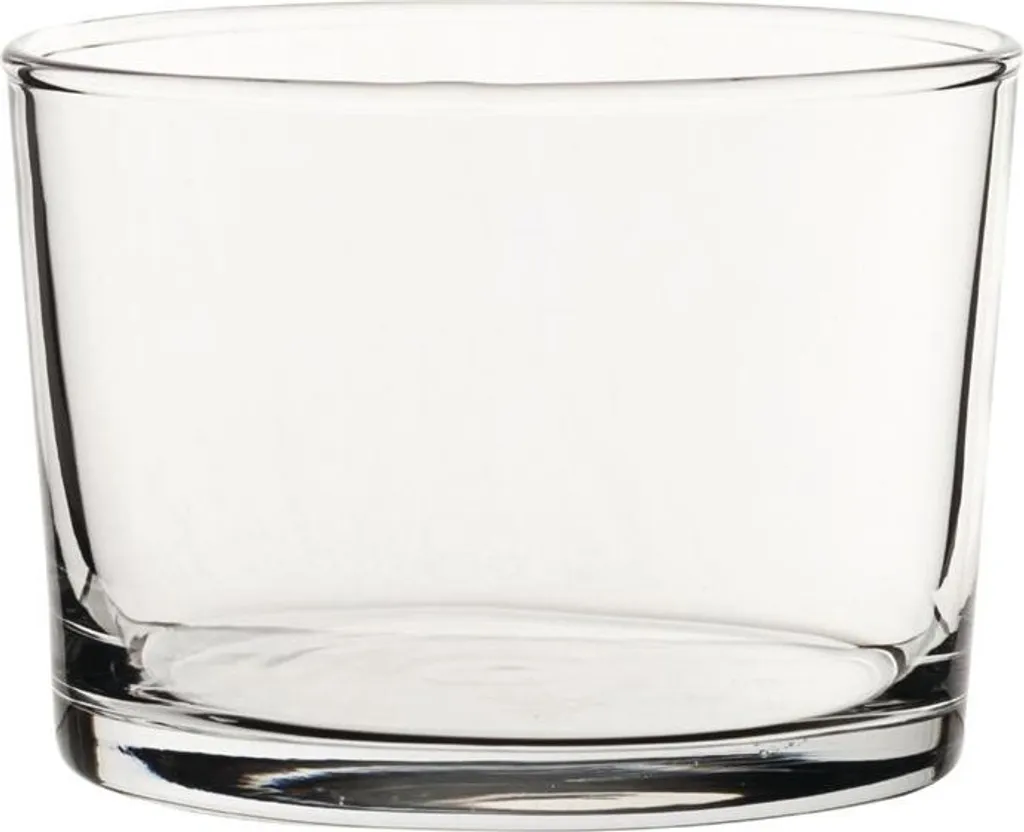 Bicchieri Utopia Tubo 220ml - Set 12 Pezzi in Vetro Temperato per Bar