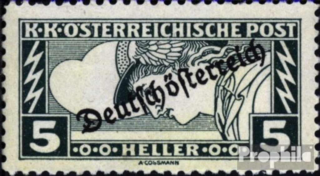 Briefmarken Österreich 1919 Mi 253A postfrisch Eilmarken