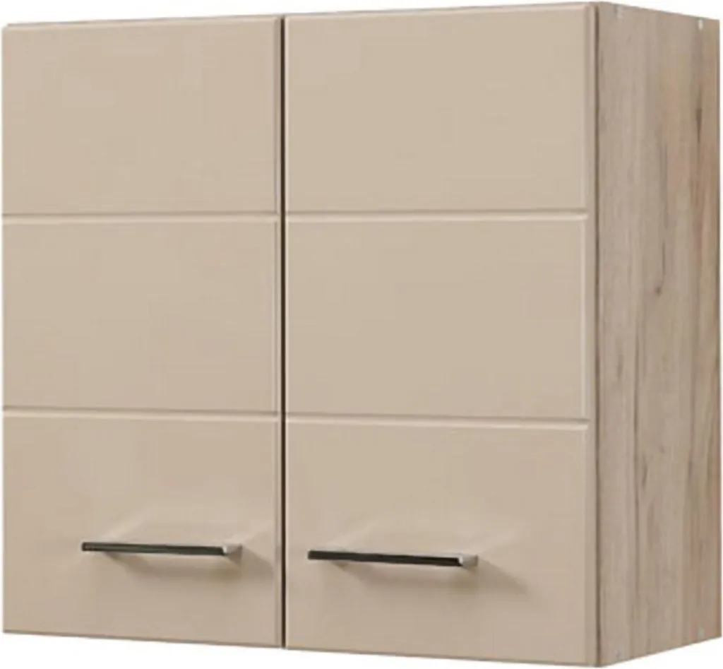 Mobile Dispensa Volvera Dmora 60cm Beige - Pensile Cucina 2 Ante