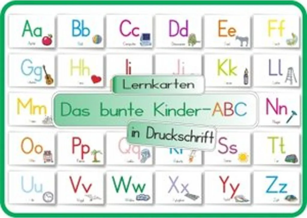 Méthode Das bunte Kinder-ABC pour aider l'enfant à ne plus confondre les lettres