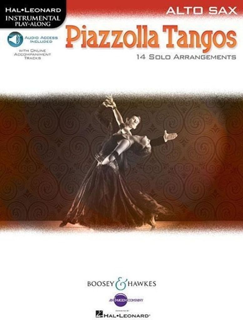 Piazzolla Tangos - Instrumental Play-Along for Alto Saxophone Book/Online Audio