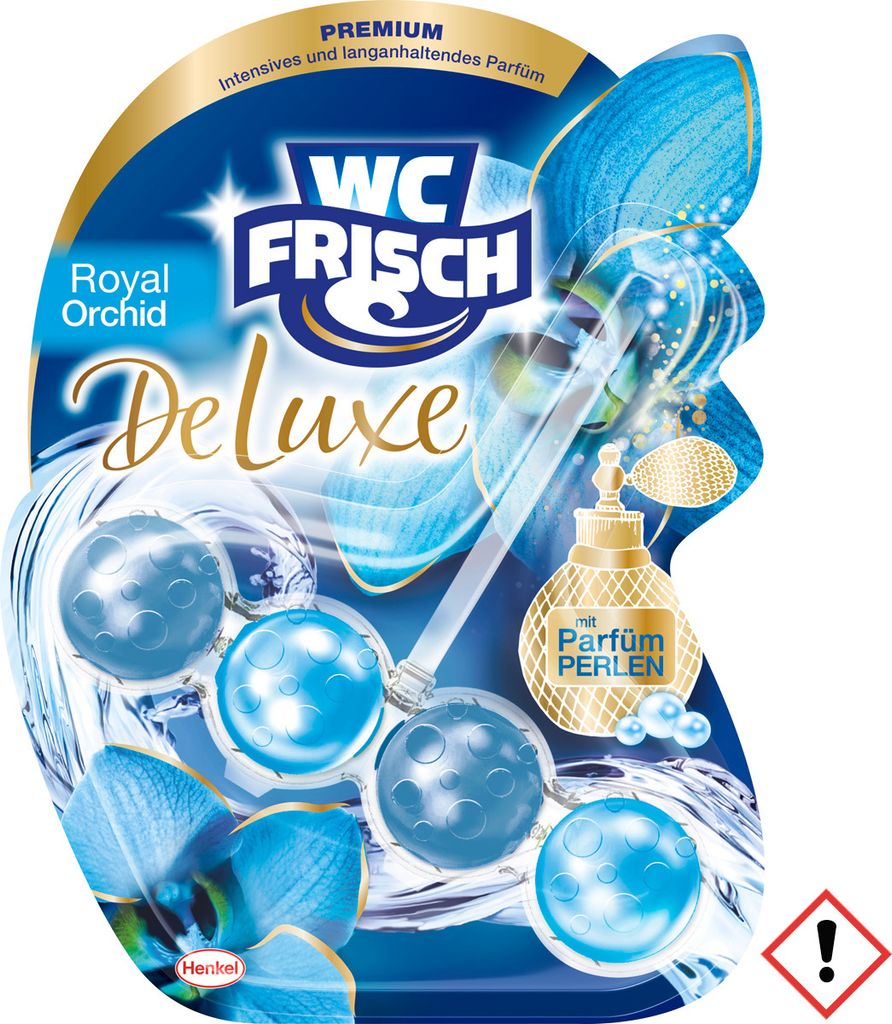WC FRISCH DeLuxe Royal Orchid WC Reiniger und WC-Duftspüler 1 Stück Badreiniger