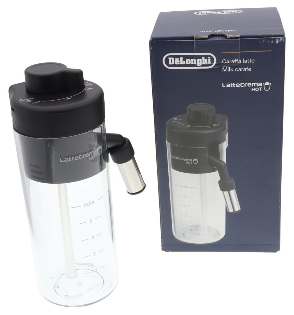Carafe à lait Delonghi LatteCrema HOT pour machine à café Image du produit 