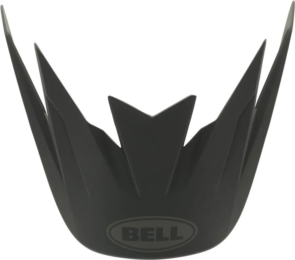 Visière Bell Sanction Mat Black avec Finition Résistante aux Chocs Noire