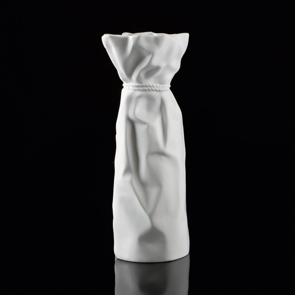 Goebel Kaiser Porzellan Papyrus Vase, Blumenvase, Dekovase, Dekoration, Porzellan, Weiß, 30 cm, 14003541