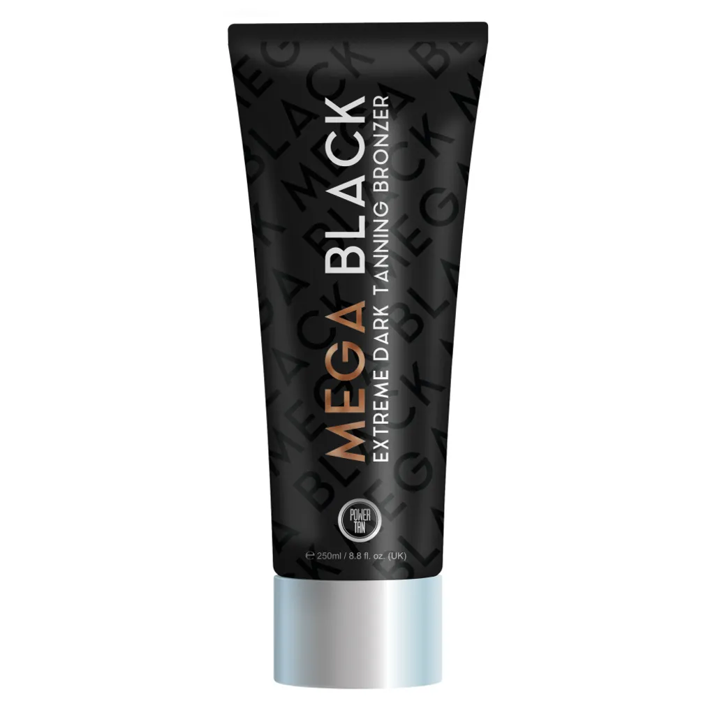 Soin de bronzage Mega Black Power Tan pour un teint mat rapide