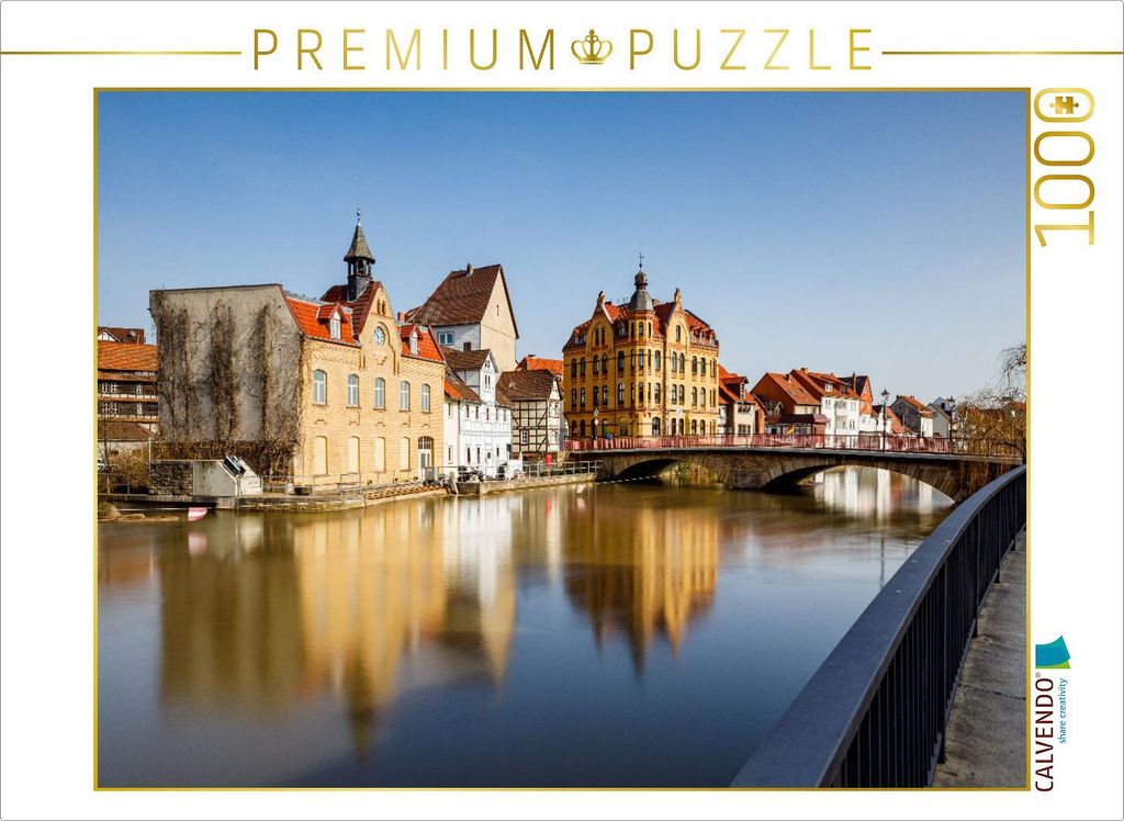 CALVENDO Puzzle Ein Motiv aus dem Kalender Werrastadt Eschwege | 1000 Teile Lege-Größe 64x48cm Foto-Puzzle für glückliche Stunden