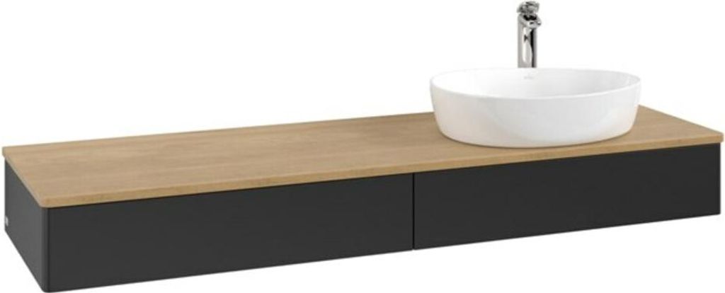 V&B Waschtischunterschrank ohne Frontstruktur Antao 160x50cm, HL, WBP hon. Oa, bla m Lac