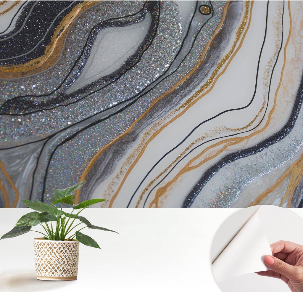 Fototapete selbstklebend - 152x104 cm - Tapete - Wandtapete - Wandbilder - Klebefolie - Dekofolie - Tapete Folie - Wand - Dekoration - Wohnzimmer -...