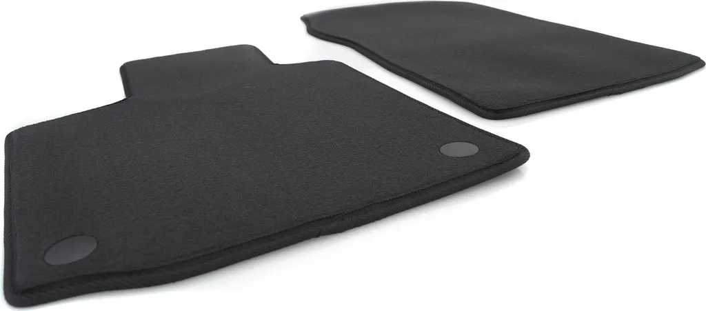 Set 2 Tappetini Velours Renault Twingo II 2007-2014 - Nero Su Misura