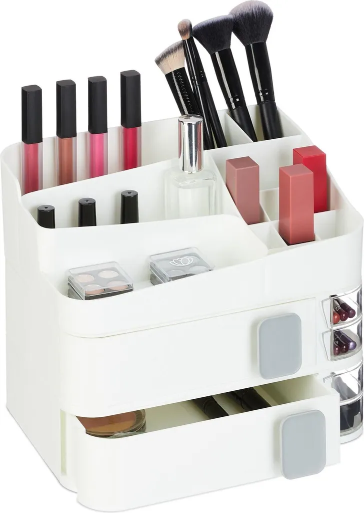 Rangement de maquillage tiroirs gain de place pour coiffeuse moderne