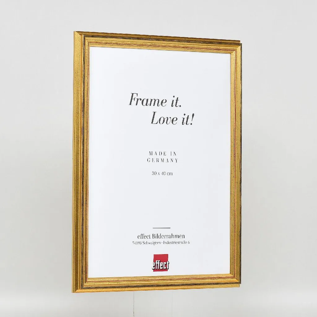Cornice d'Arte Oro 20x20 Profilo 44 - Effetto Specchio da Parete - 5