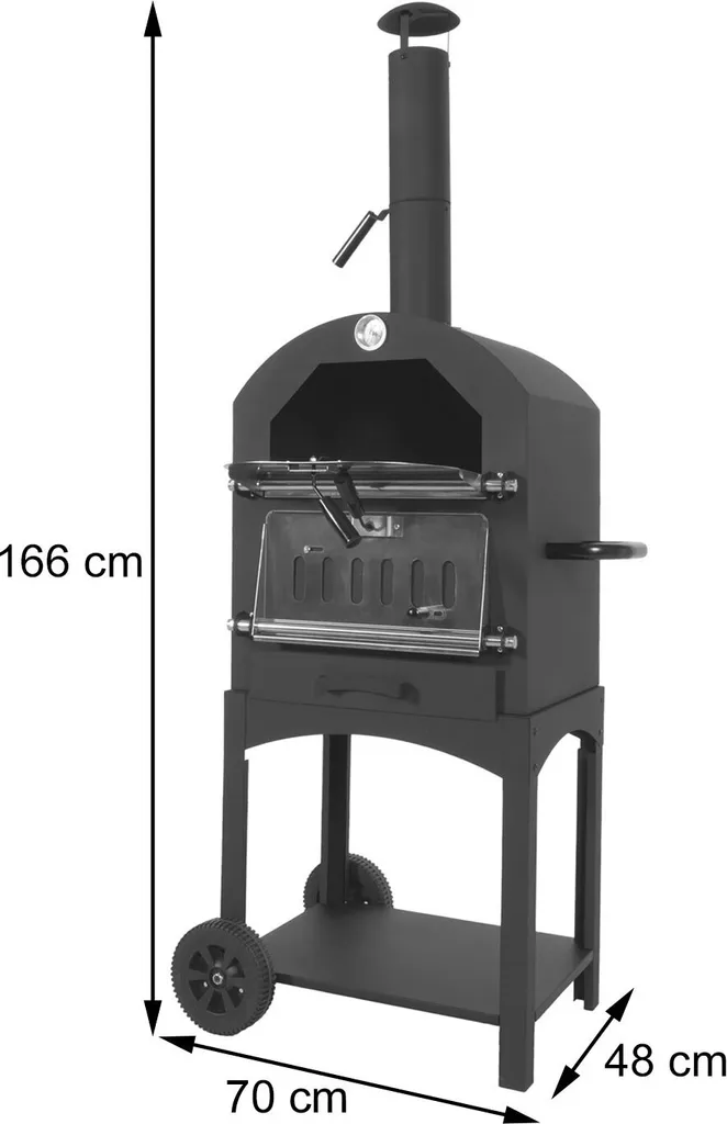 Cuisine d'été complète : barbecue charbon, four à pizza et poêle à bois - 8