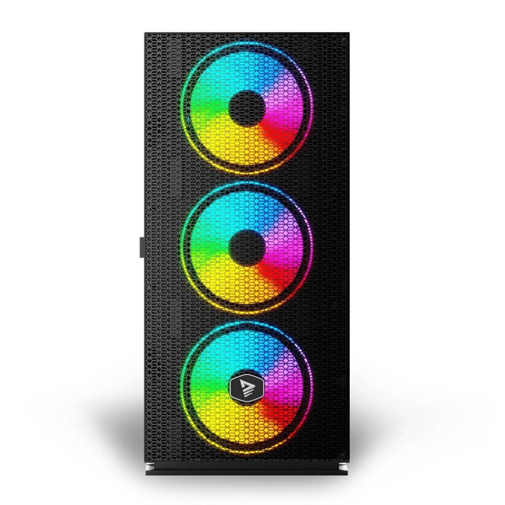 SAVIO PC Case Raptor X1 ARGB Glass/Mesh Schwarz Produktbild 