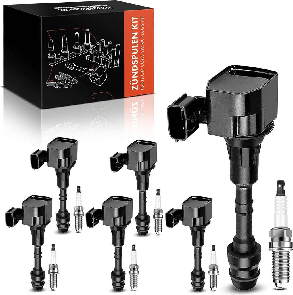 Set 6x Bobine + 6x Candele Frankberg Nissan V6 3.5L 4.0L UF349