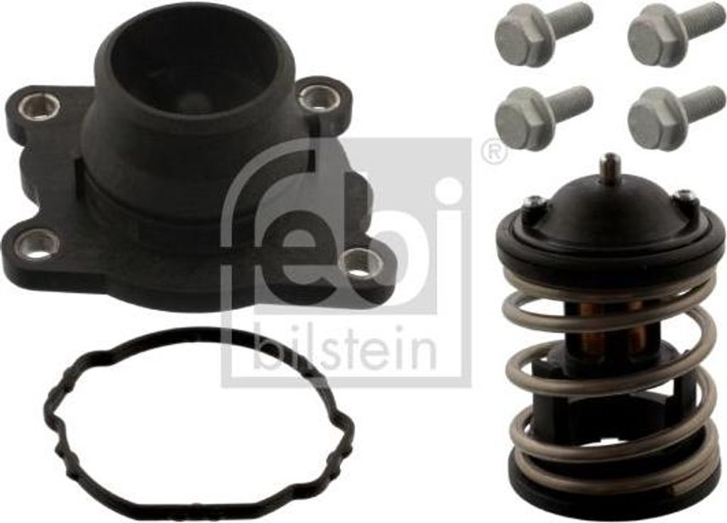 FEBI BILSTEIN 44685 Thermostat, Kühlmittel OE 11517805191 kompatibel mit Cima, Leopard, Vivaro, Mini Roadster, Paceman, Mini, Countryman, Clubman,...