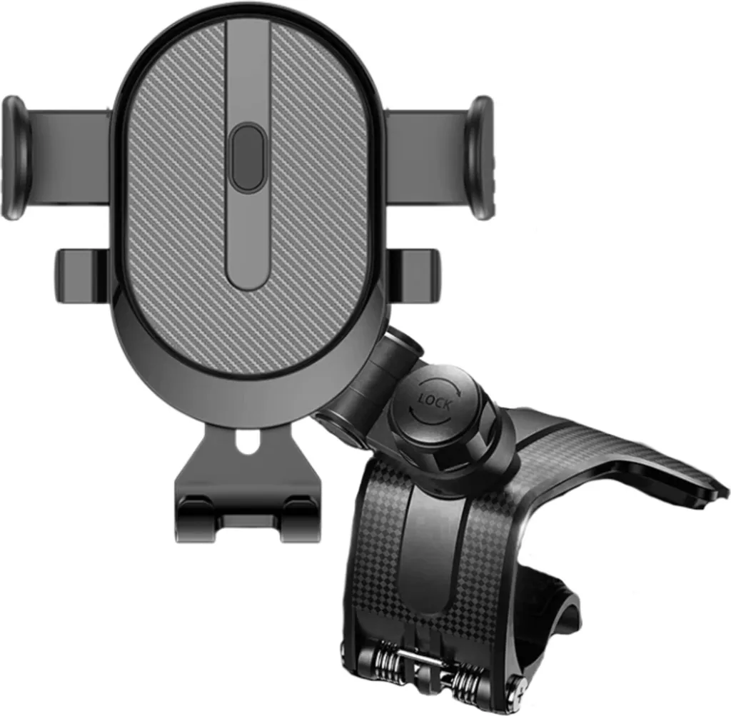 Supporto per telefono da tavolo girevole a 360° in lega di alluminio Black | Leroy Merlin