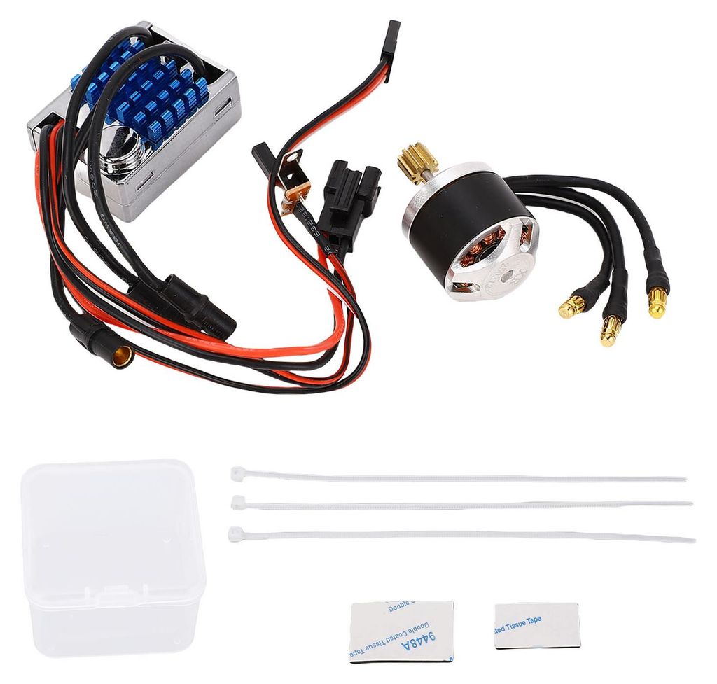 Motor ESC Passend für MN128 RC Crawler Car Verlustfreie Installation Bürstenloser 45A Elektronischer Geschwindigkeitsregler