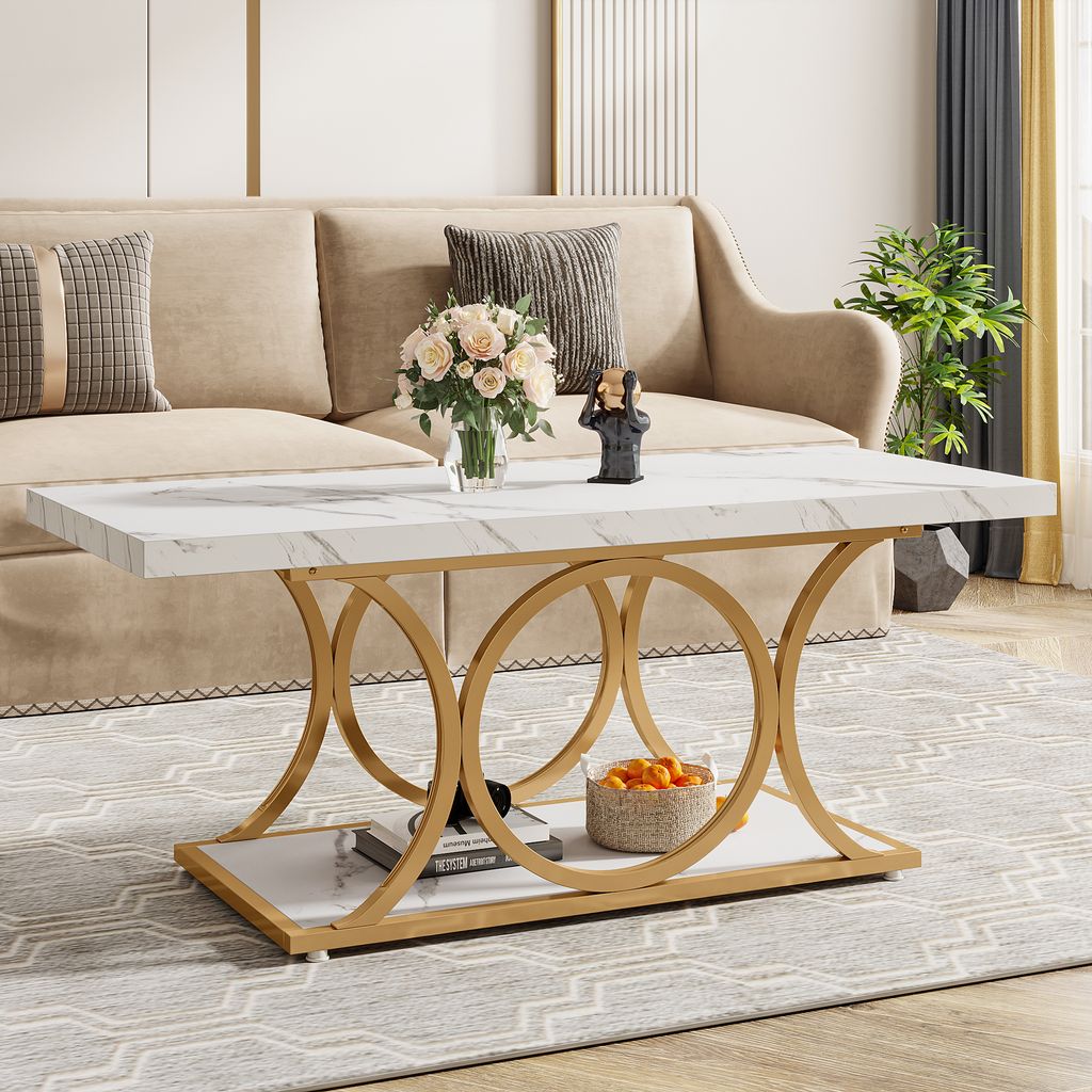 Tribesigns Obdĺžnikový konferenčný stolík, 120 cm, moderné Obrázok produktu 2