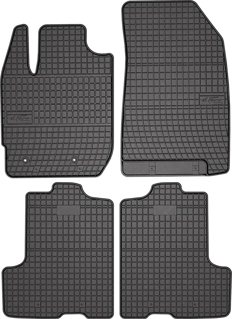 Tappetini 3D in Gomma per Dacia Duster 2017-2024 - Kit 4 Pezzi Heavy Duty