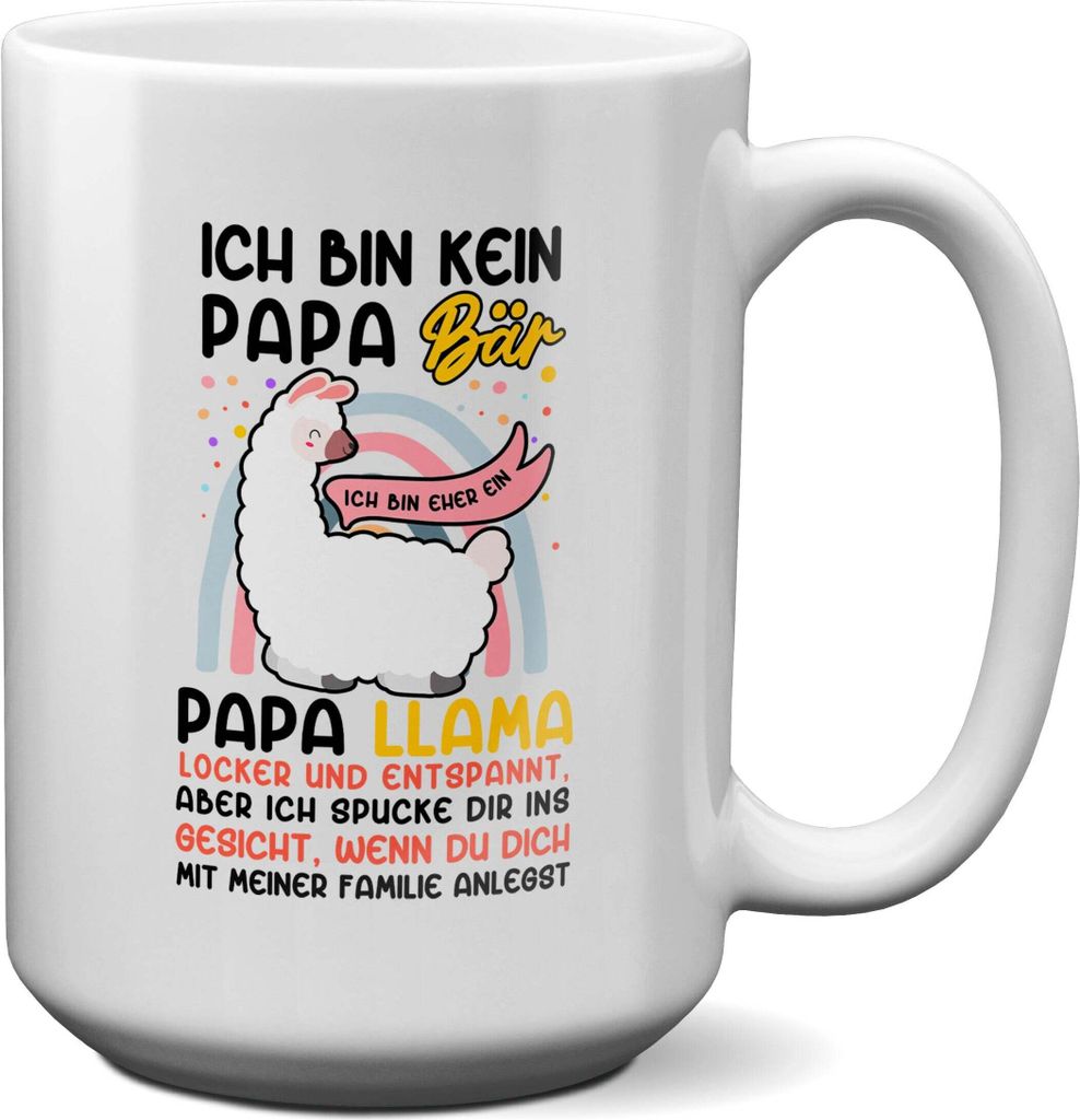 22Feels XL Tasse Papa Geschenk Vatertag Vater Geburtstag Kaffeetasse Männer Weihnachten Haferl Geschenkidee Bürotasse