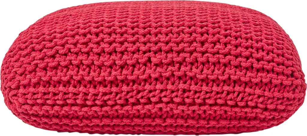 Coussin de sol rouge confortable pour éviter le sol dur et froid