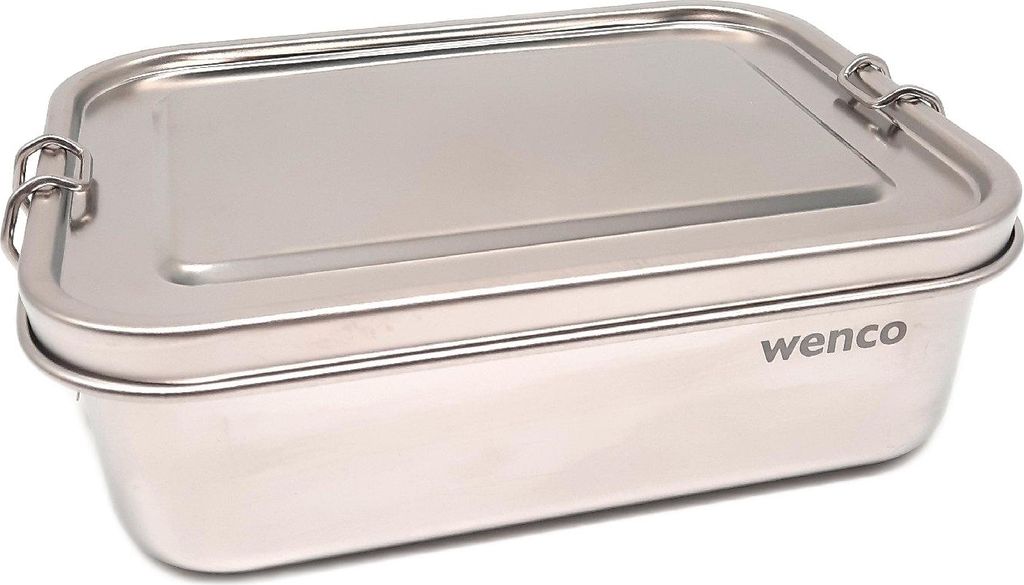 Wenco Lunchbox Edelstahl 2 Fächern Brotdose 850 Ml Produktbild 