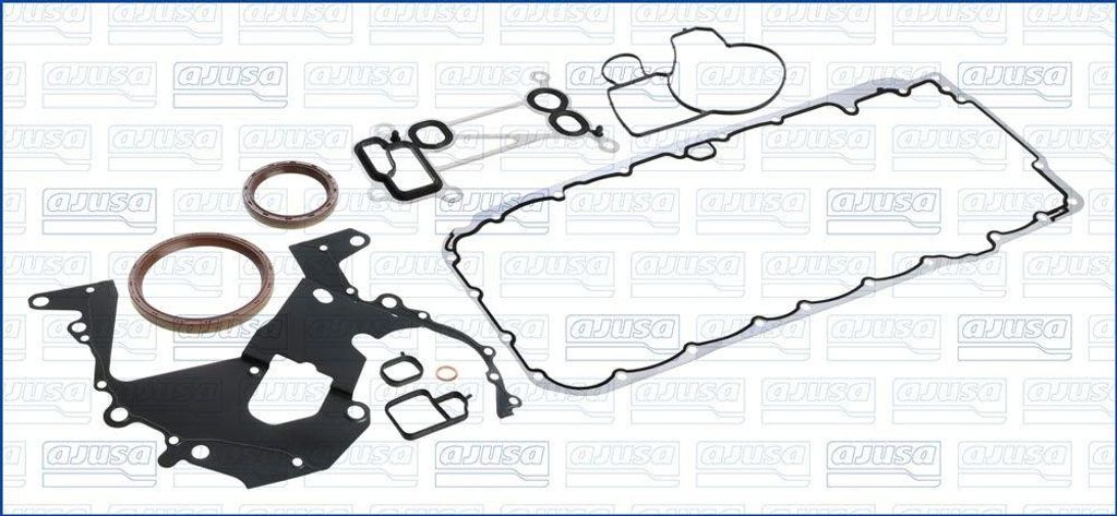 AJUSA 54167000 Dichtungssatz Kurbelgehäuse für BMW 3 Touring (E91) 3 Limousine (E90) 5 Touring (F11) 5 Limousine (F10) 3 Coupe (E92) X5 (E70)