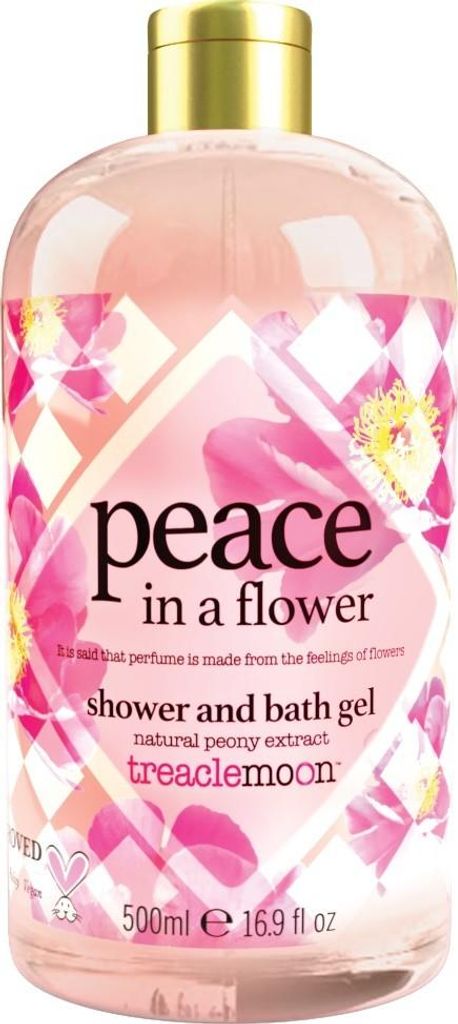 TREACLEMOON Peace in a flower Duschgel und Badeschaum 500 ml