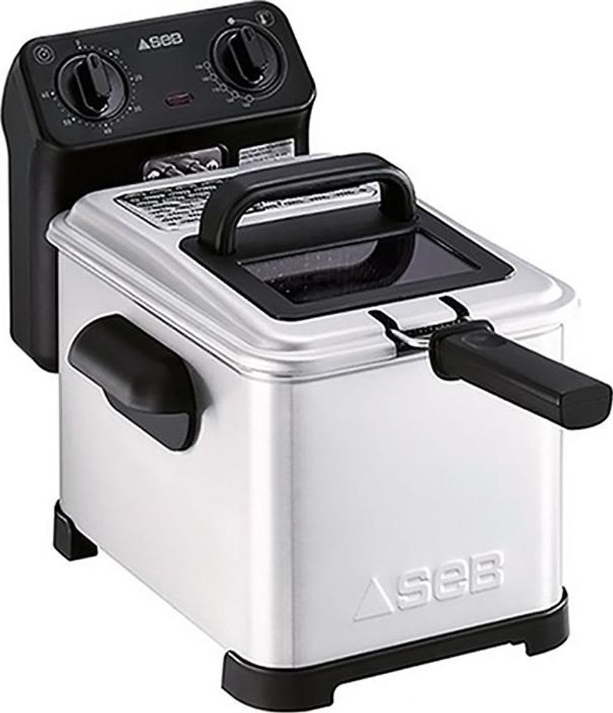 Fritteuse 4l 2400w edelstahl/schwarz Seb FR506D00