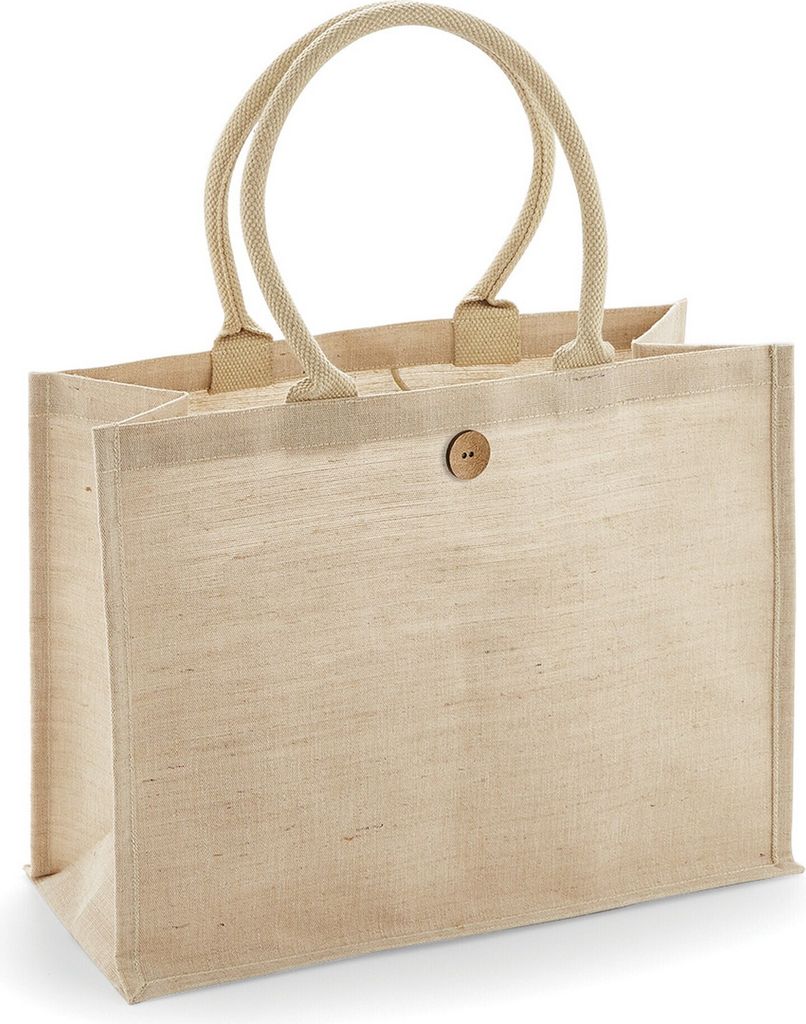 Westford Mill Juco Shopper Tasche BC3858 (Einheitsgröße) (Natur)