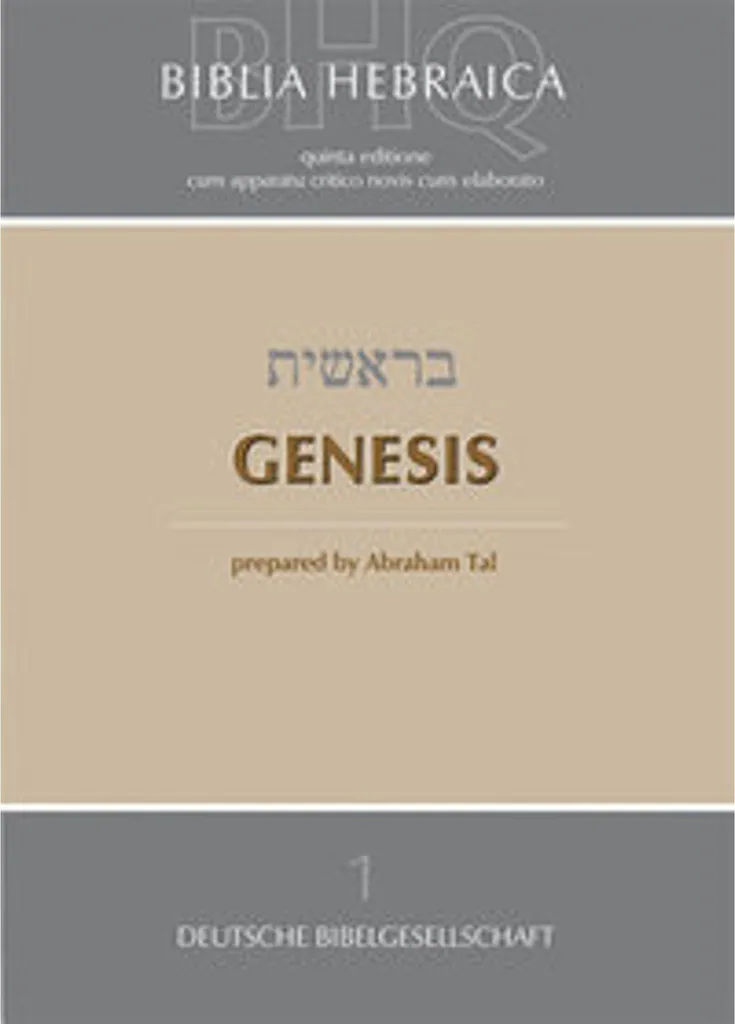 Biblia Hebraica Quinta Genesis : L'Appareil Critique pour Textes Complexes