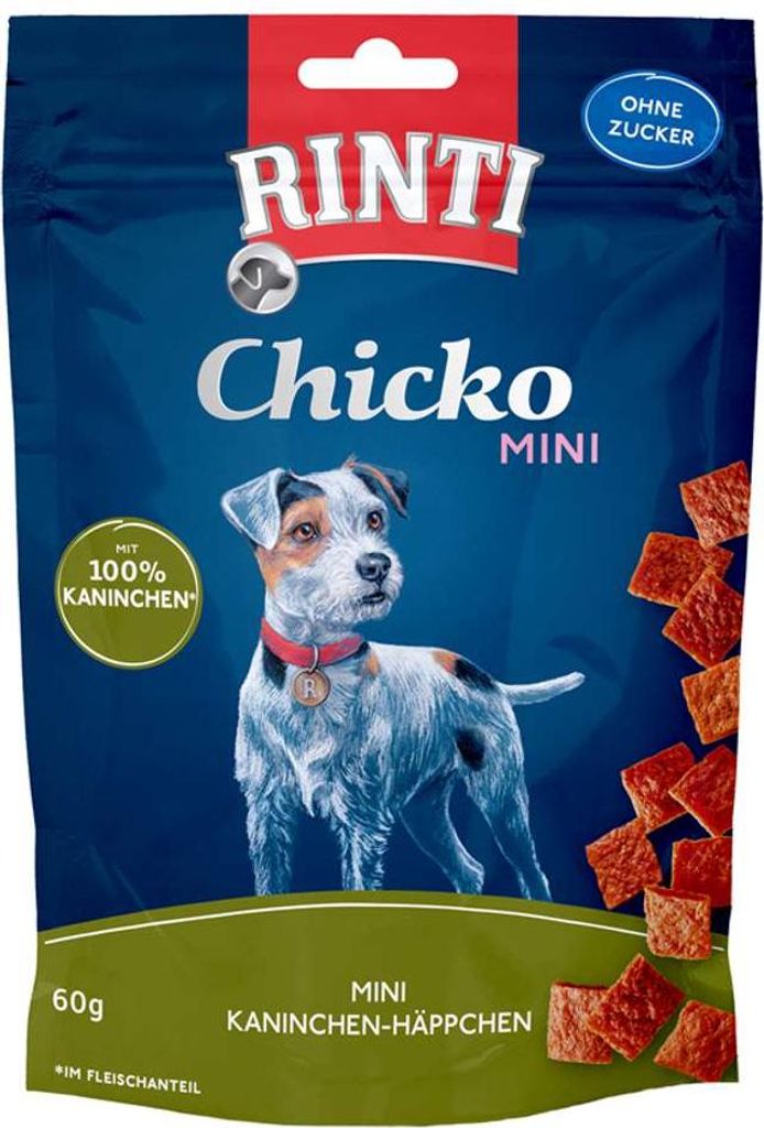 Rinti Chicko Mini Snack 12x60g | Kaninchen