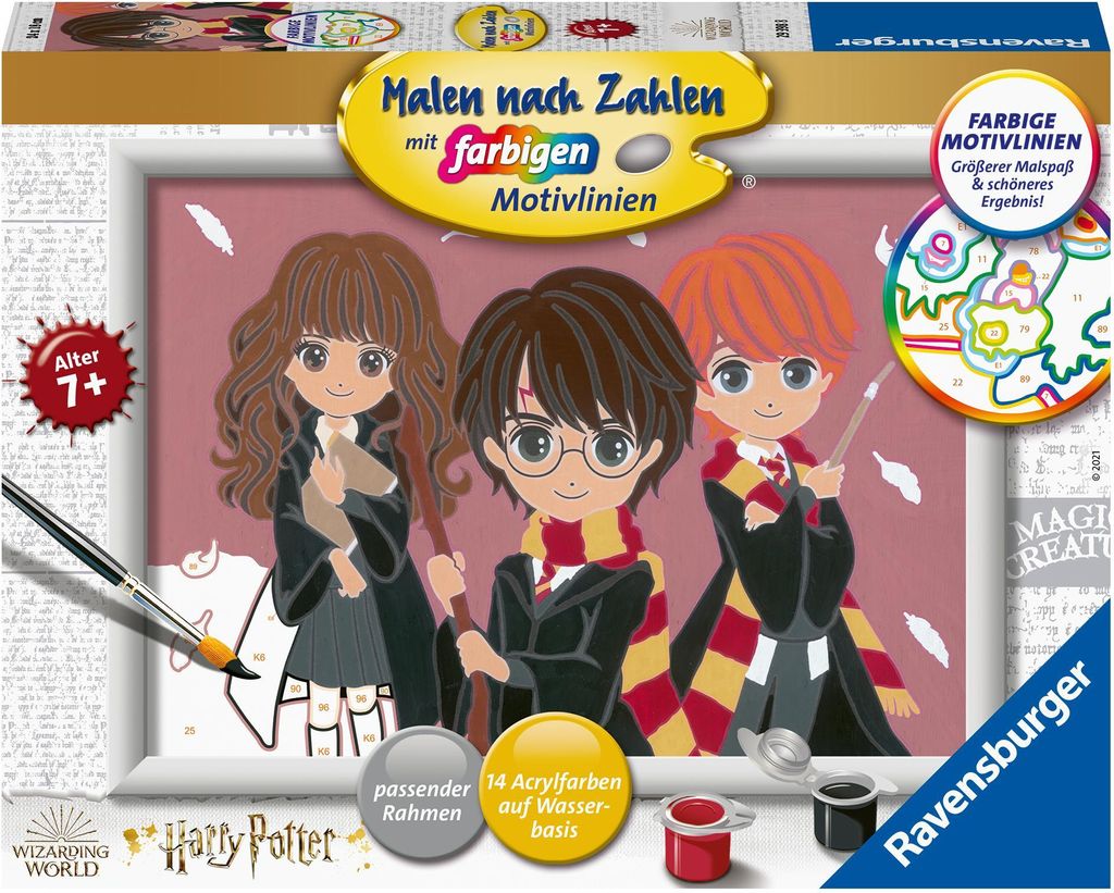 Ravensburger Malen nach Zahlen  - Zauberhafte Freundschaft Produktbild 