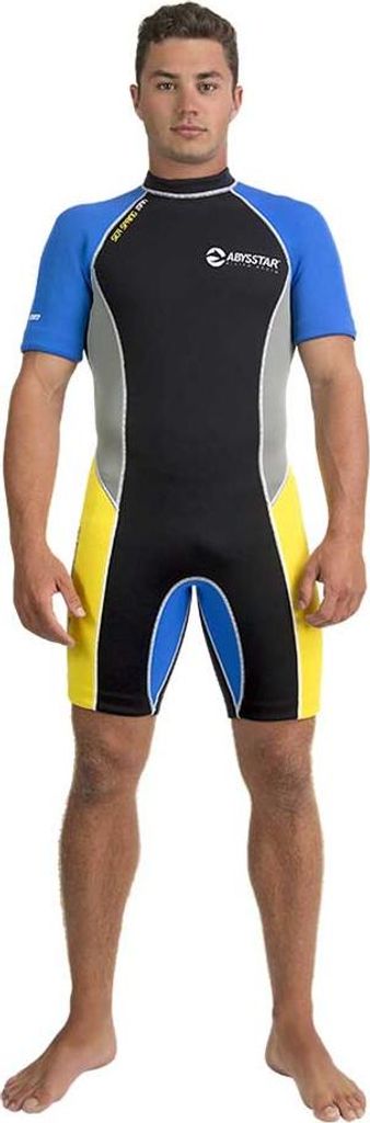 Abysstar Sea Spring Shorty 2.5 Mm Schwarz 3XL Herren Schwarz 3XL