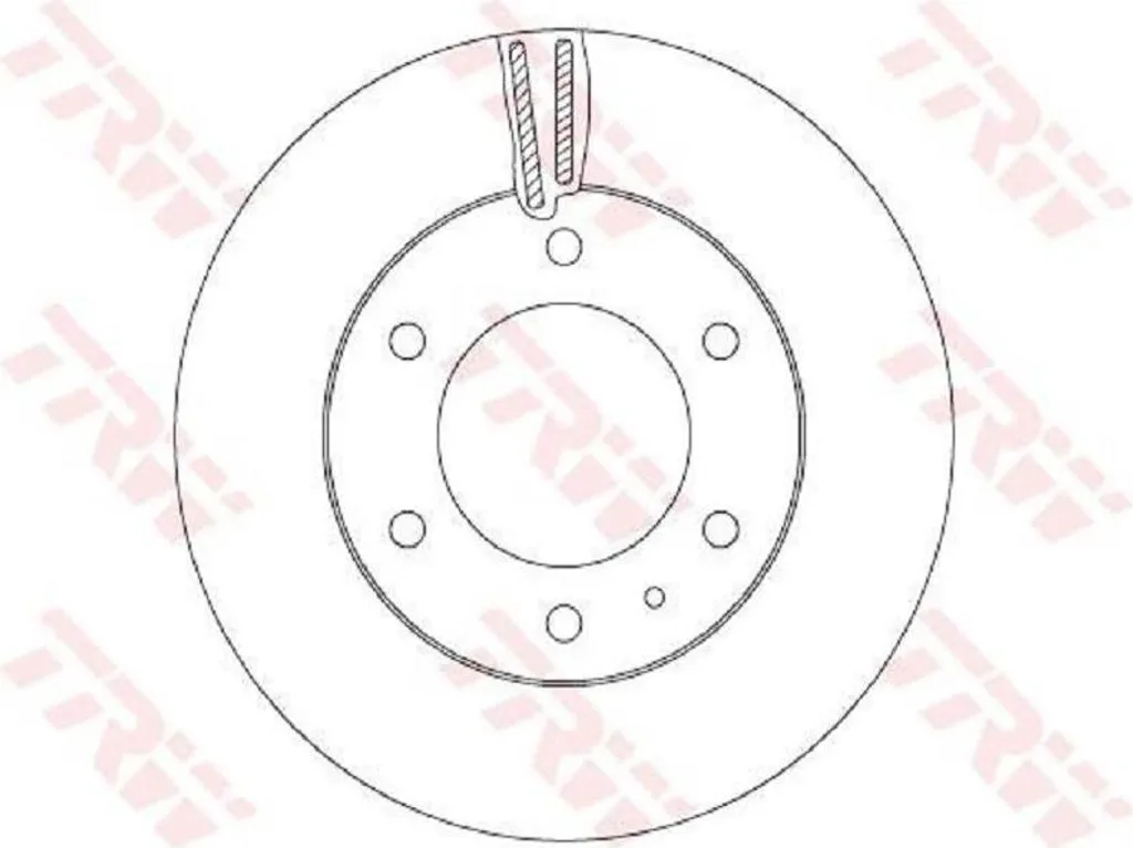 Disques de Frein TRW DF6812S Haute Performance 302mm pour FORD TKE
