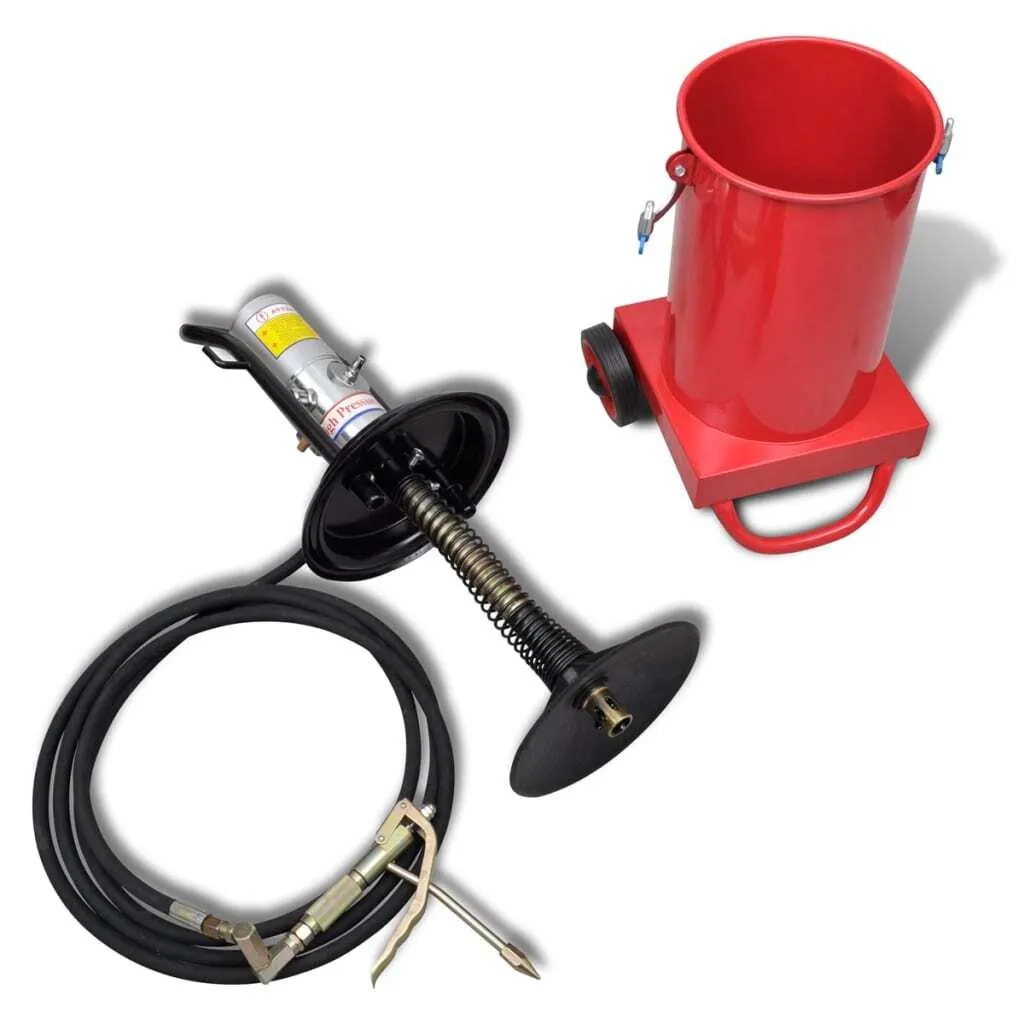 Pompe à graisse pneumatique 12 litres professionnelle modèle PG-12L