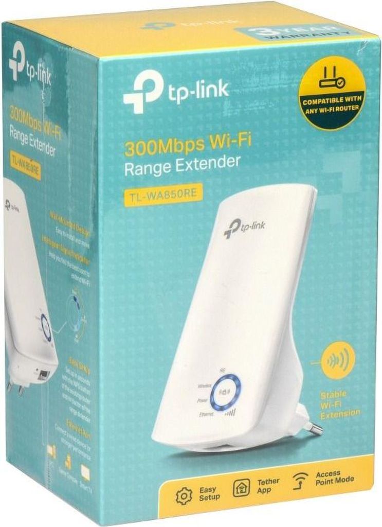 TP-Link W-Lan 300Mbps Repeater (TL-WA850RE) Produktbild 