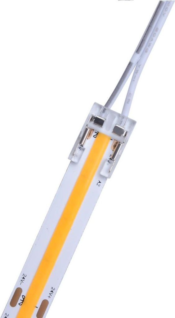Verbinder für Hippopotamus mit Kabel für LED-Streifen COB 8mm IP20 8 mm
