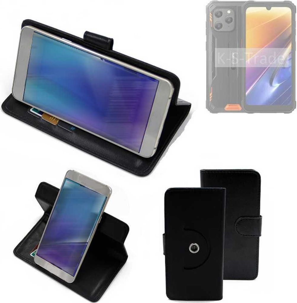 K-S-Trade Case Schutzhülle Handyhülle kompatibel mit Blackview BV5300 Plus Flipcase Smartphone Cover Handy Schutz Tasche Klapphülle Walletcase