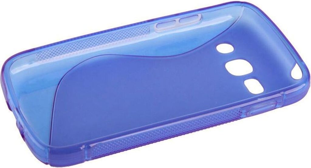 Schutzhülle TPU Case für Handy Samsung Galaxy Ace 3 S7272 blau