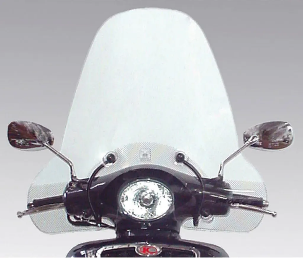 Pare-brise ISOTTA 520x705mm pour KYMCO avec kits de montage inclus