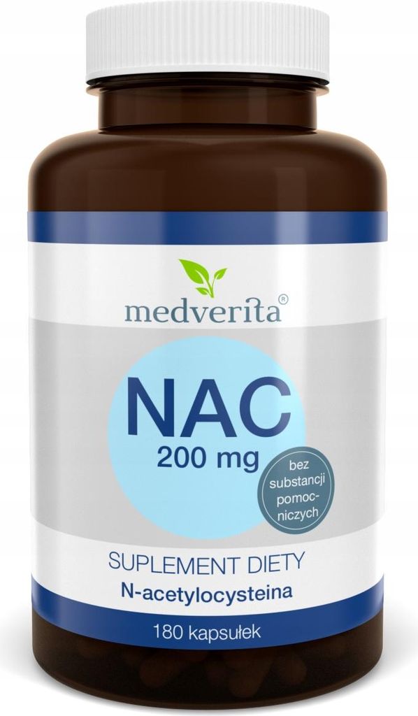MEDVERITA NAC N-Acetylcystein 200 mg 180 Kapseln Produktbild 