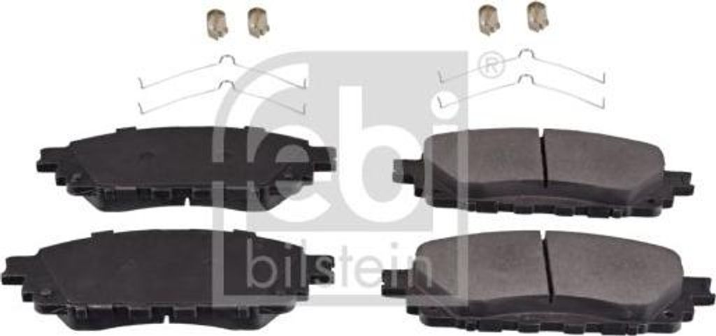 FEBI BILSTEIN 170824 Bremsbelagsatz, Scheibenbremse OE 044650K380 kompatibel mit Hilux